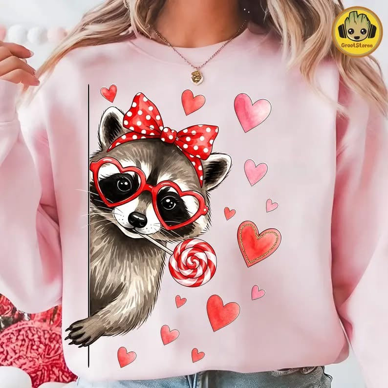 Racoon valentine