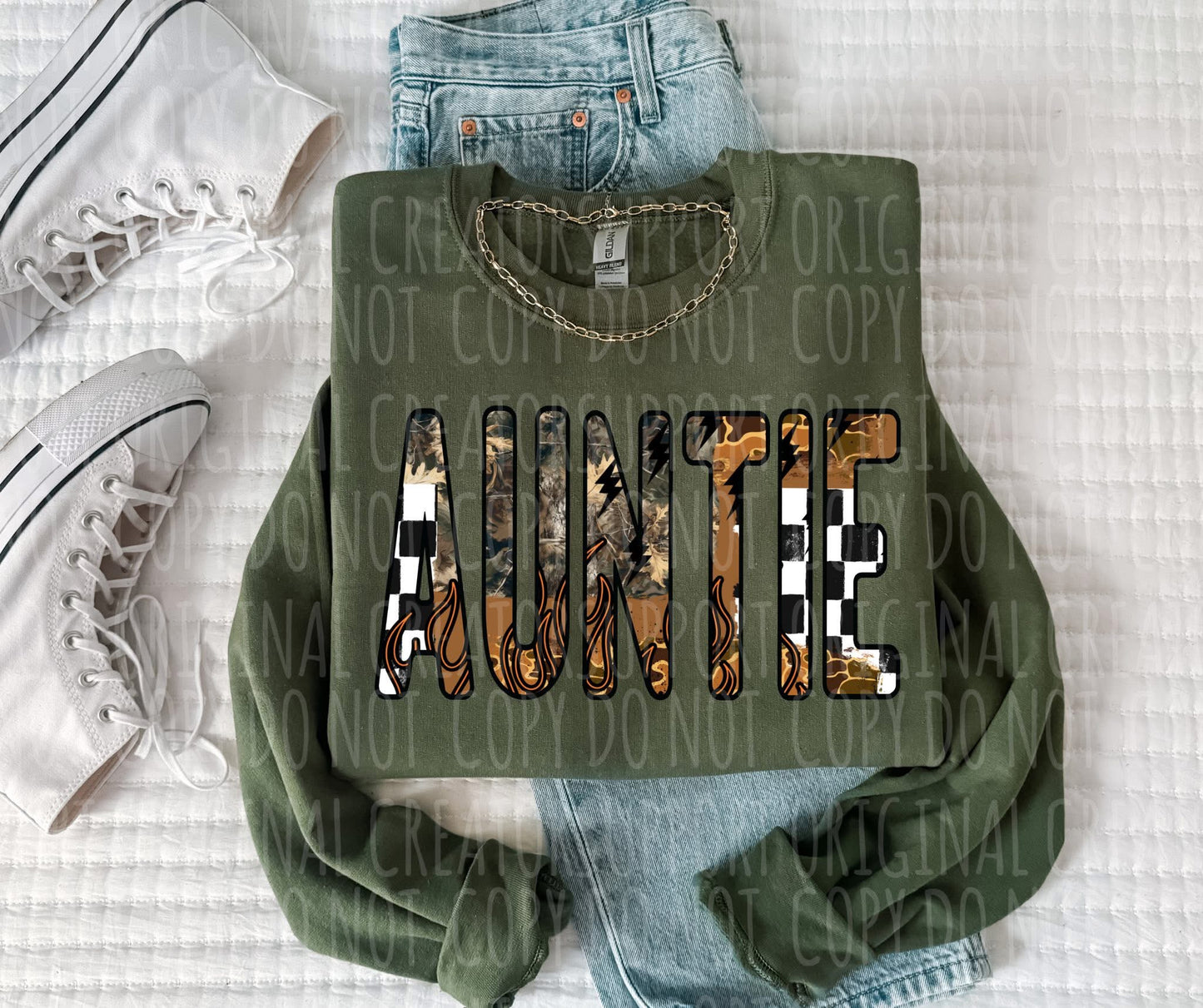 Auntie camo/checkered