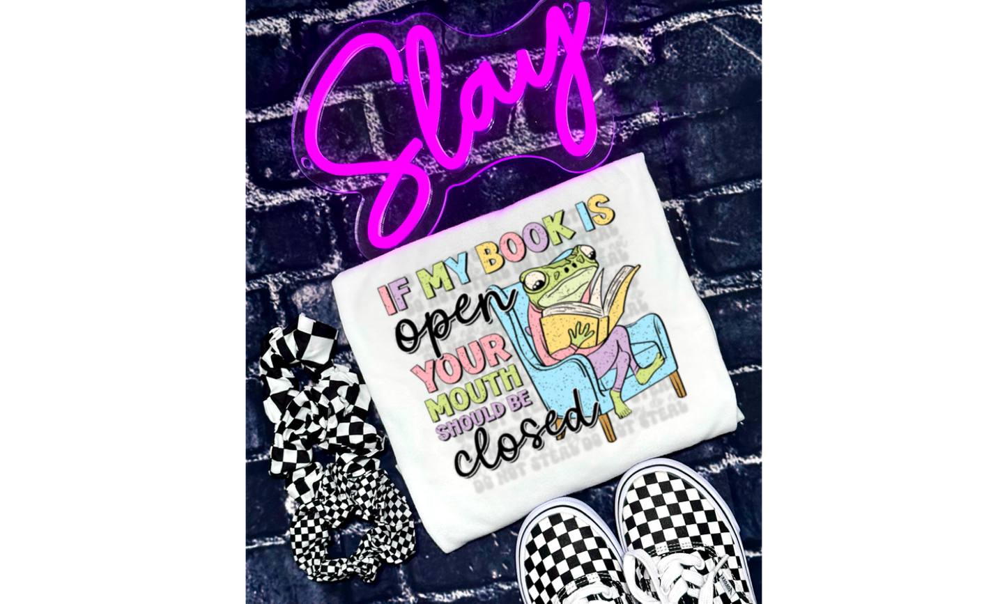 If My Books Are Open