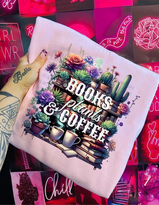 Books Plants & Coffee